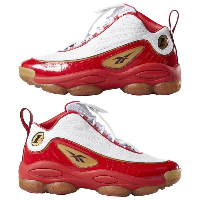 Reebok Iverson Legacy Red White Red/White-Black-Brass (Other Brands Reebok)