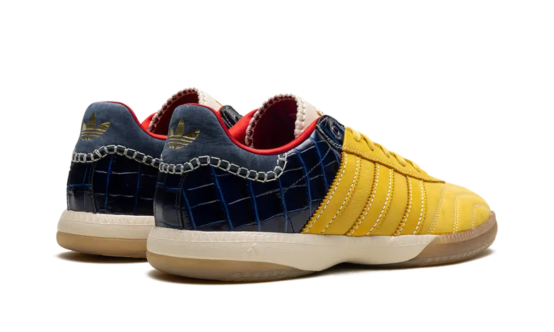 Adidas Samba Millenium “Wales Bonner – Fade Gold / Navy Croc” (IH8407)