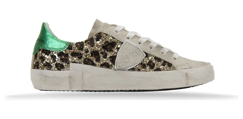 Philippe Model Glitter Leo “Leopard/Beige/Green” (PRLD GLM1)