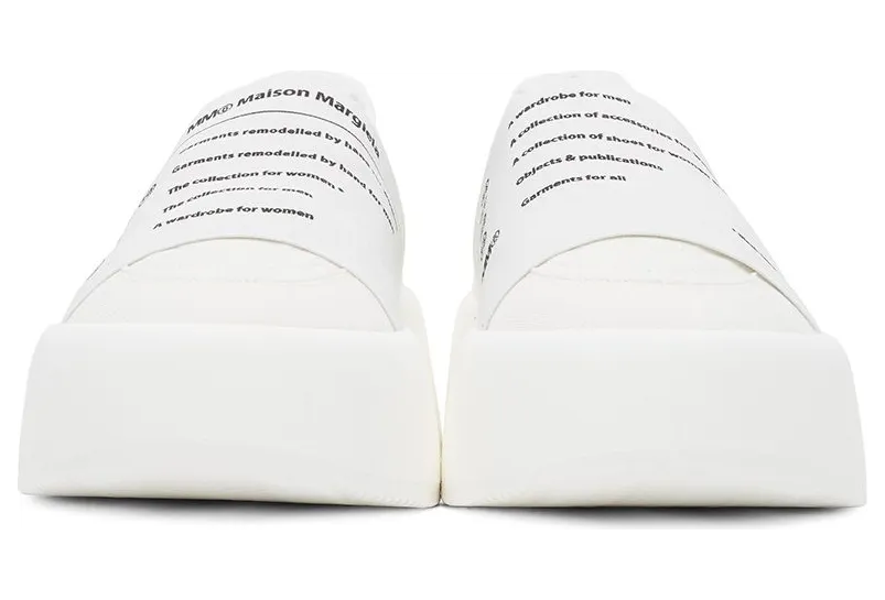 Maison Margiela White Logo Platform H1527 White (S59WS0151 P3499) (2)