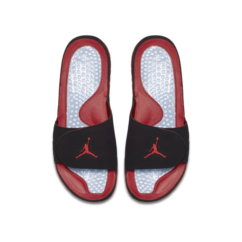 Jordan Hydro 5 Retro Black Particle Grey University Red Black/University Red-Particle Grey (555501-060)
