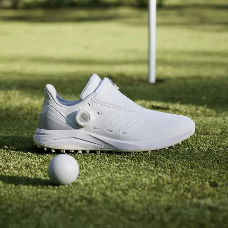 adidas Solarmotion BOA 24 Spikeless Golf Cloud White Silver Metallic (IF0288)