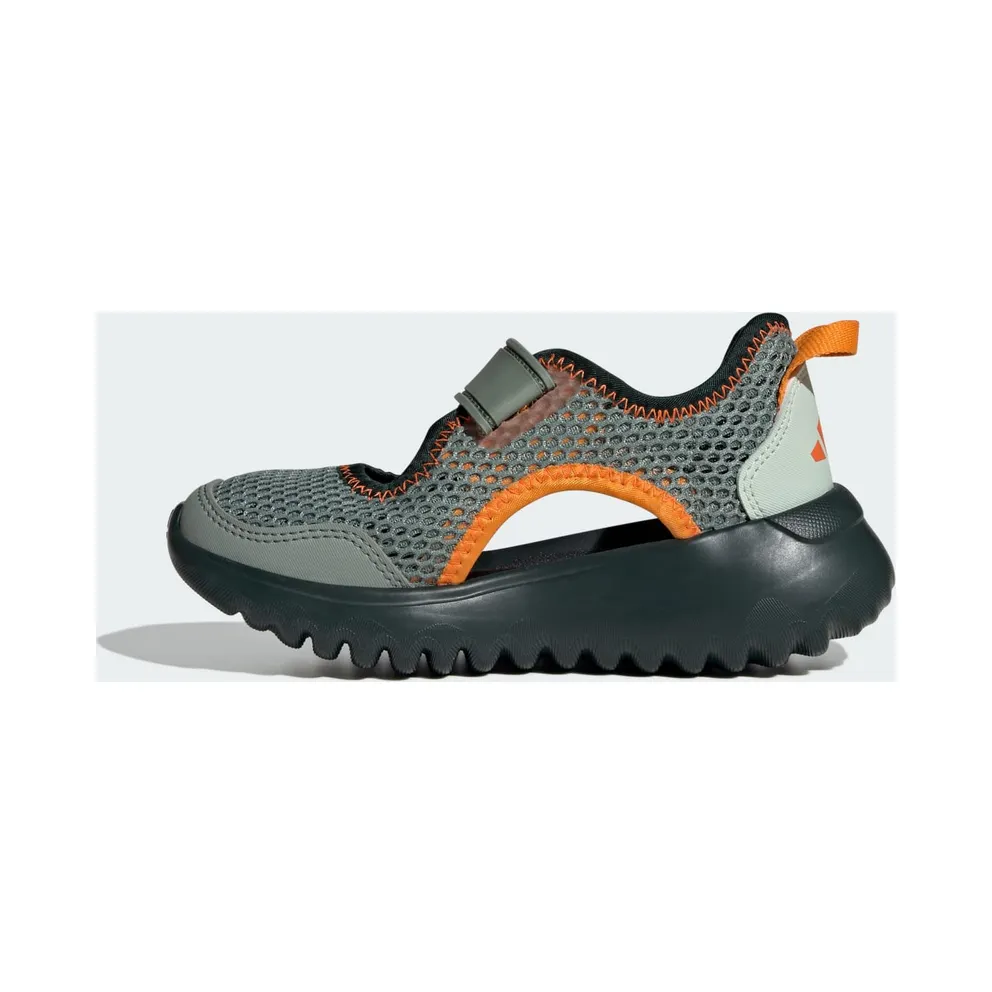 adidas Summerflex Shoes Kids “Silver Green / Crew Orange / Impact Orange” (IH8729)