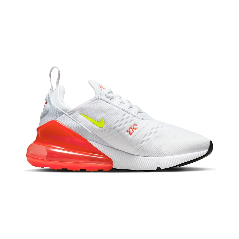 Nike Air Max 270 White Bright Crimson Volt (AH6789-114)