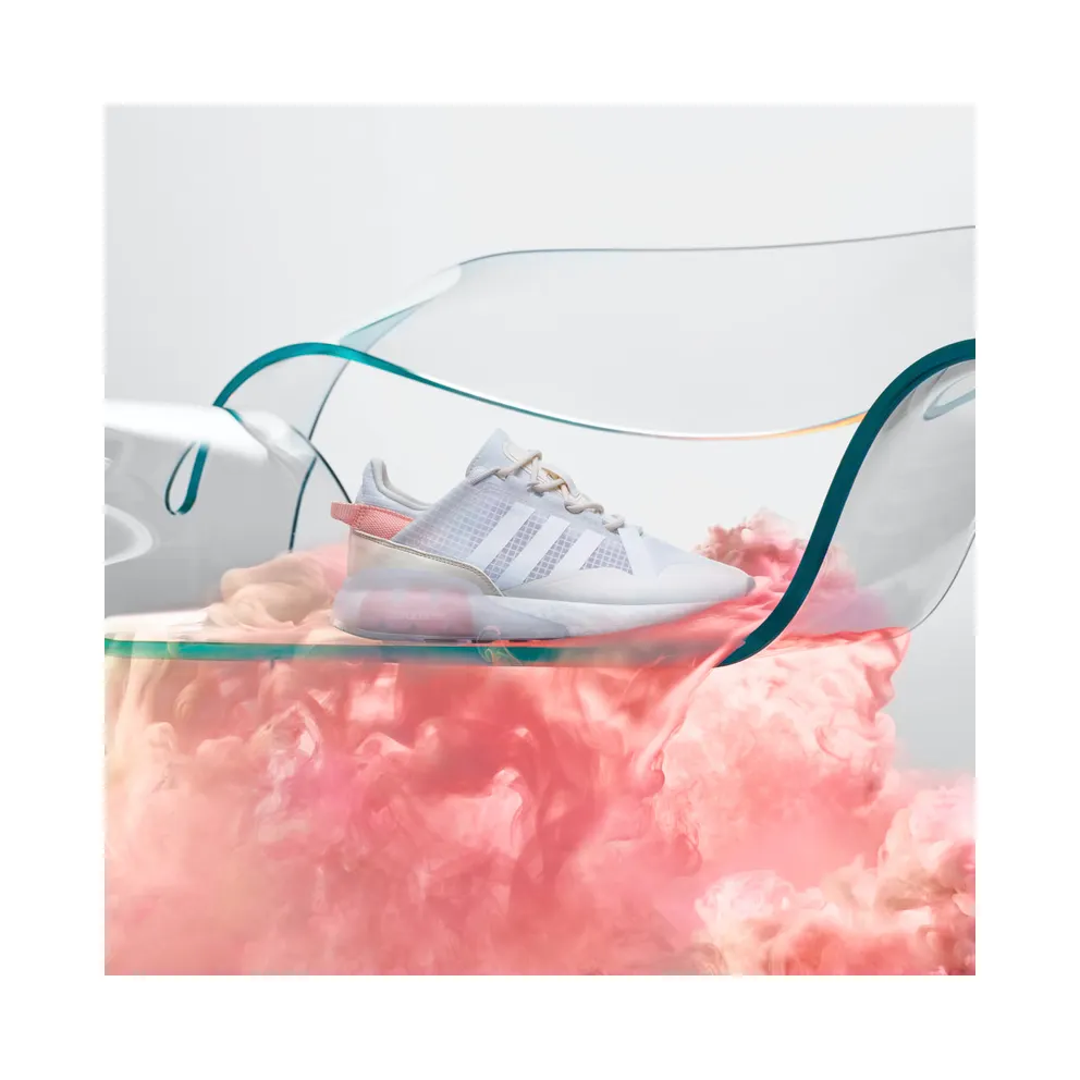 adidas ZX 2K Boost Pure Core White / Grey One / Chalk White (G55514)