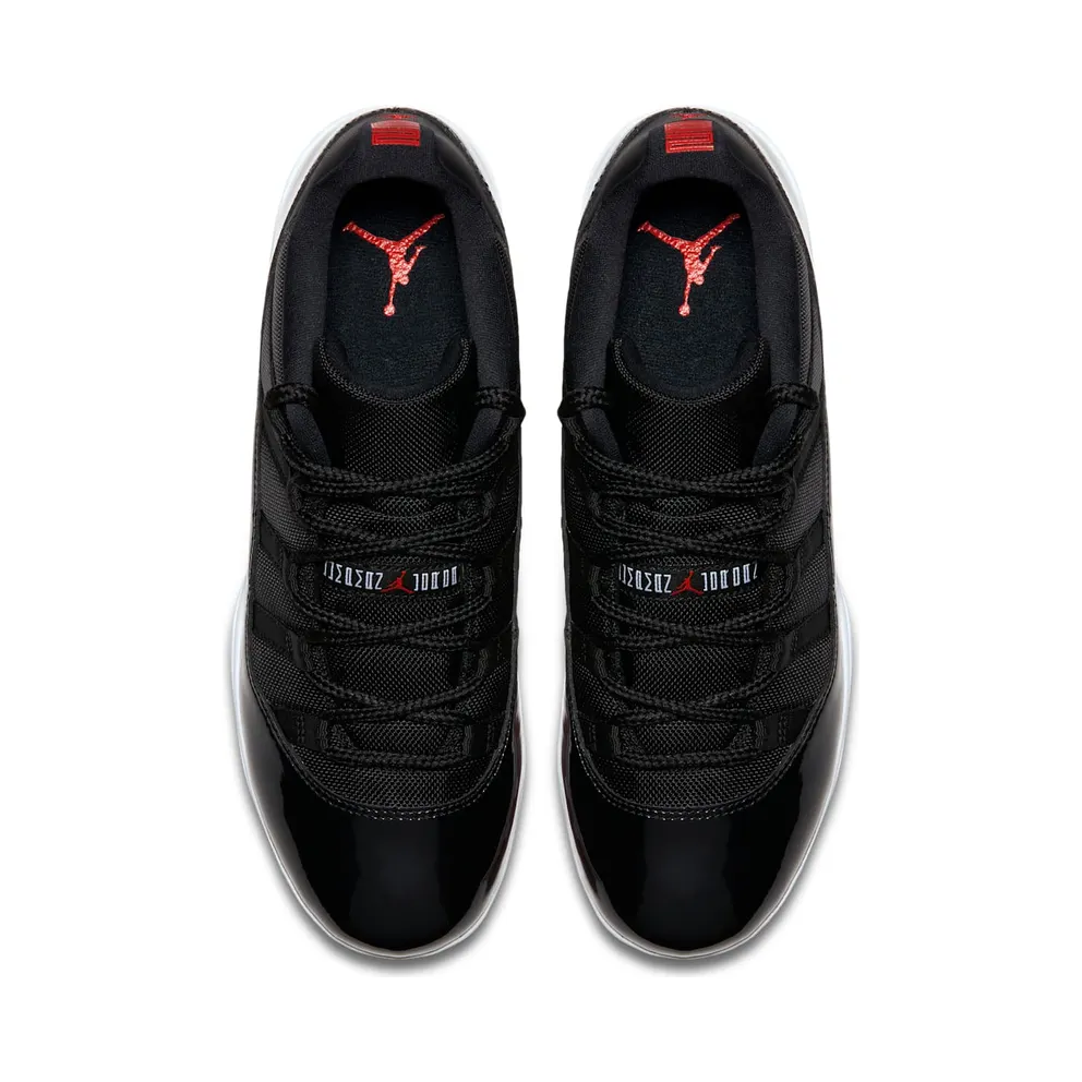 Jordan 11 Retro Low Cleat Bred Black/University Red-White (AO1560-010)