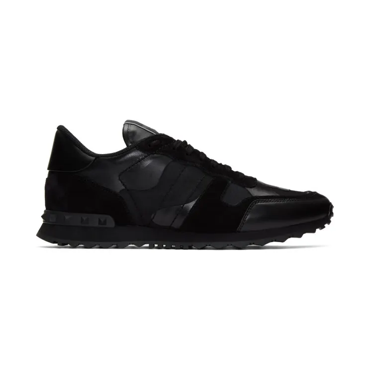 Valentino Black Valentino Garavani Camo Rockrunner Sneakers (VY2S0723NSD)