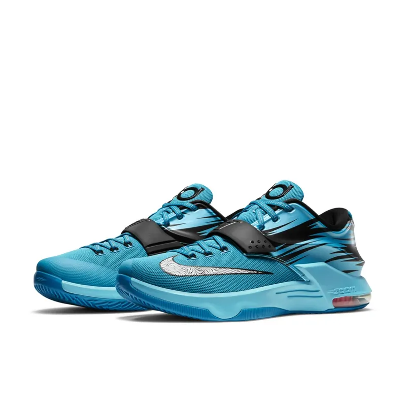 Nike KD 7 ‘Clearwater’ Light Blue/White-Clearwater-Total Orange (653996-414)