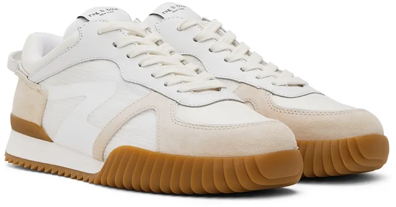 rag & bone Whie & Beige Retro Runner 2.0 (MGF22PF001QB1)