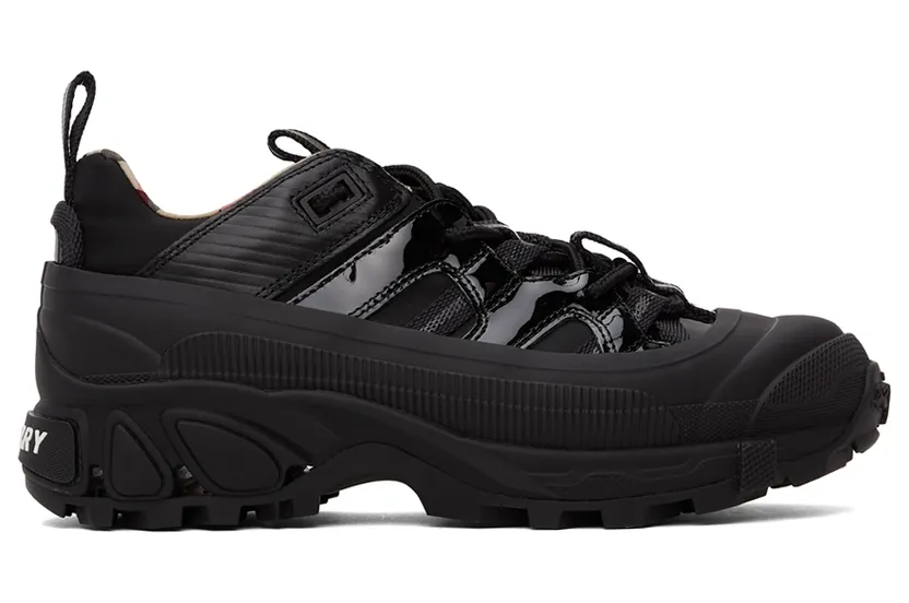 Burberry Black Patent Arthur Sneakers (8036166)