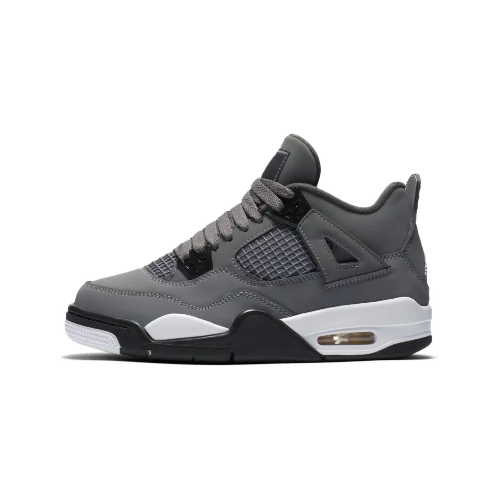Air Jordan Nike AJ IV 4 Retro ‘Cool Grey’ (GS) (2019) (408452-007)