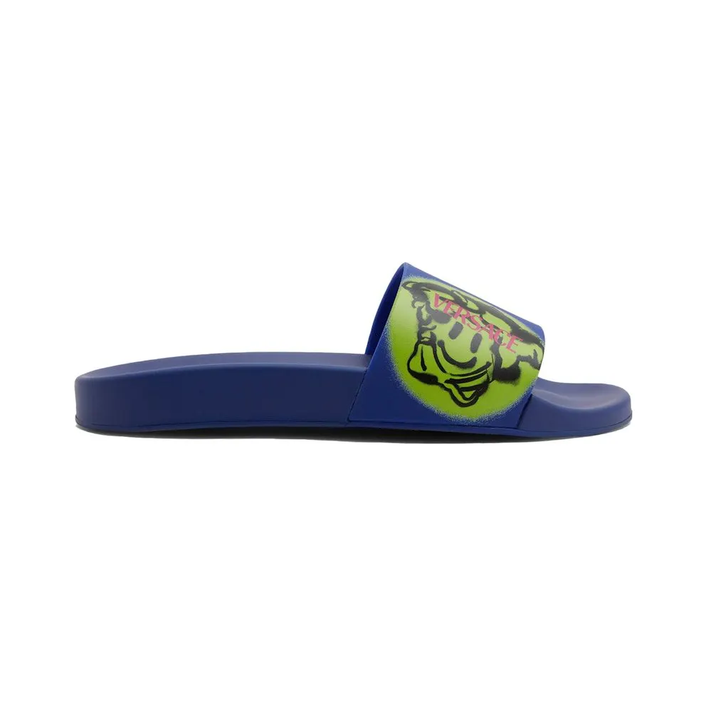 Versace Medusa Smile Slide Blue (DSU6516 1A02005 2U830)