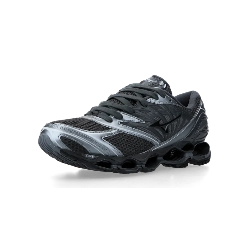 Mizuno Wave Prophecy LS “anodized” (black sand / black / metallic gey) – D1GA251103