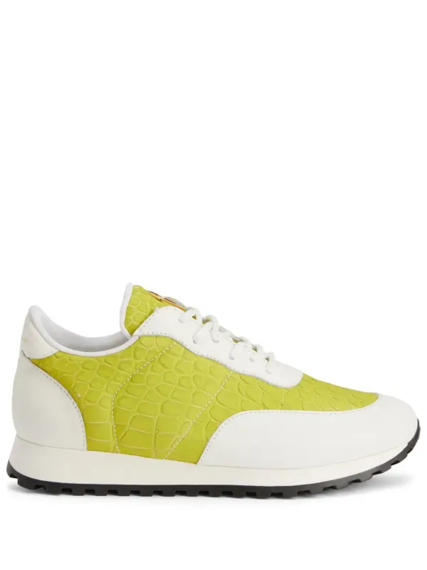 Giuseppe Zanotti Runner leren sneakers – Green (I160018K09)