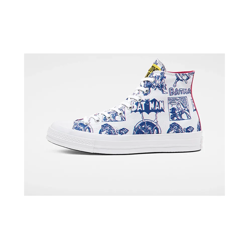 Converse Chuck Taylor All-Star 70s Hi Chinatown Market x Batman White Mouse/White-Purple (167512C)