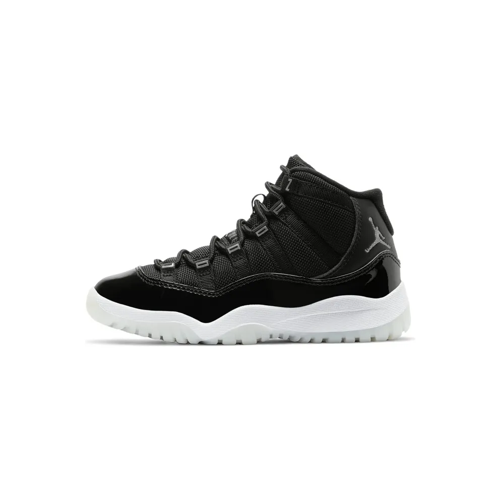 Air Jordan 11 Retro 3/4 Younger Kids’ Black (378039-011)