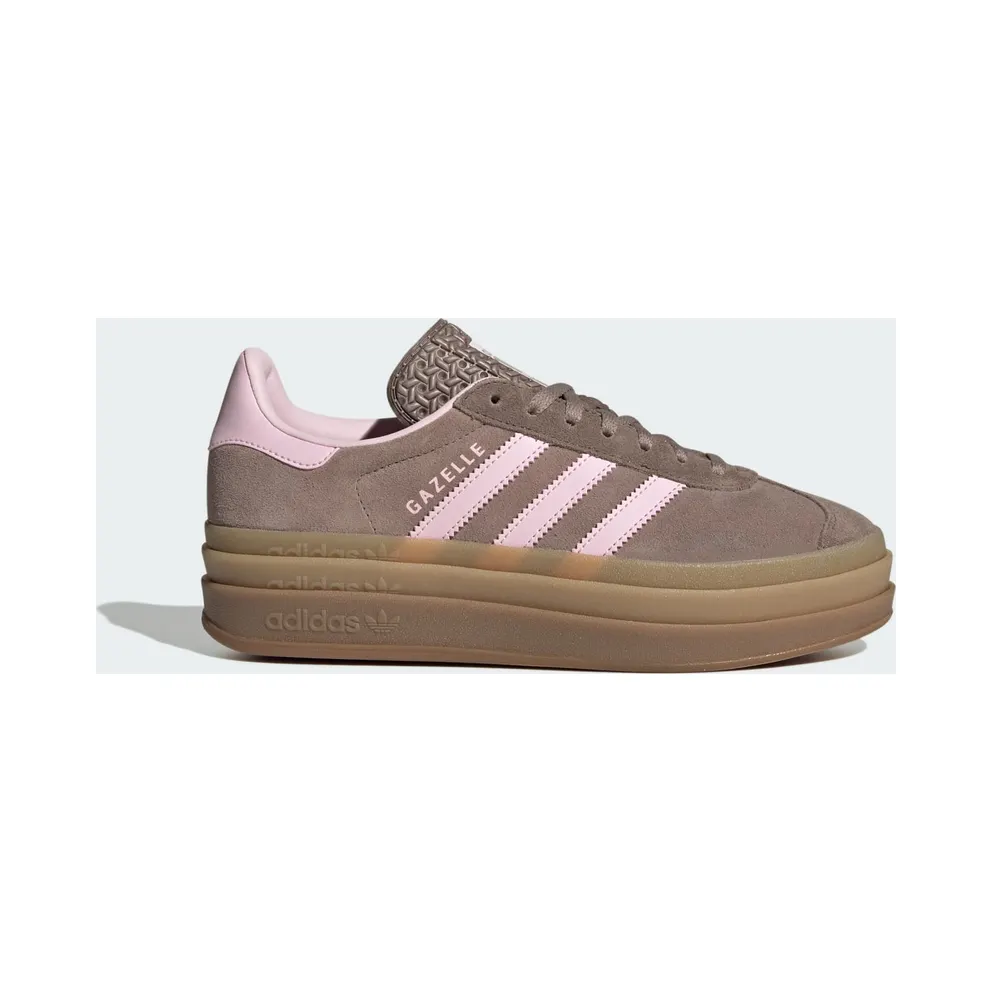 Adidas Gazelle Bold Sneakers Trace Brown / Clear Pink / Earth Strata (JQ6436)
