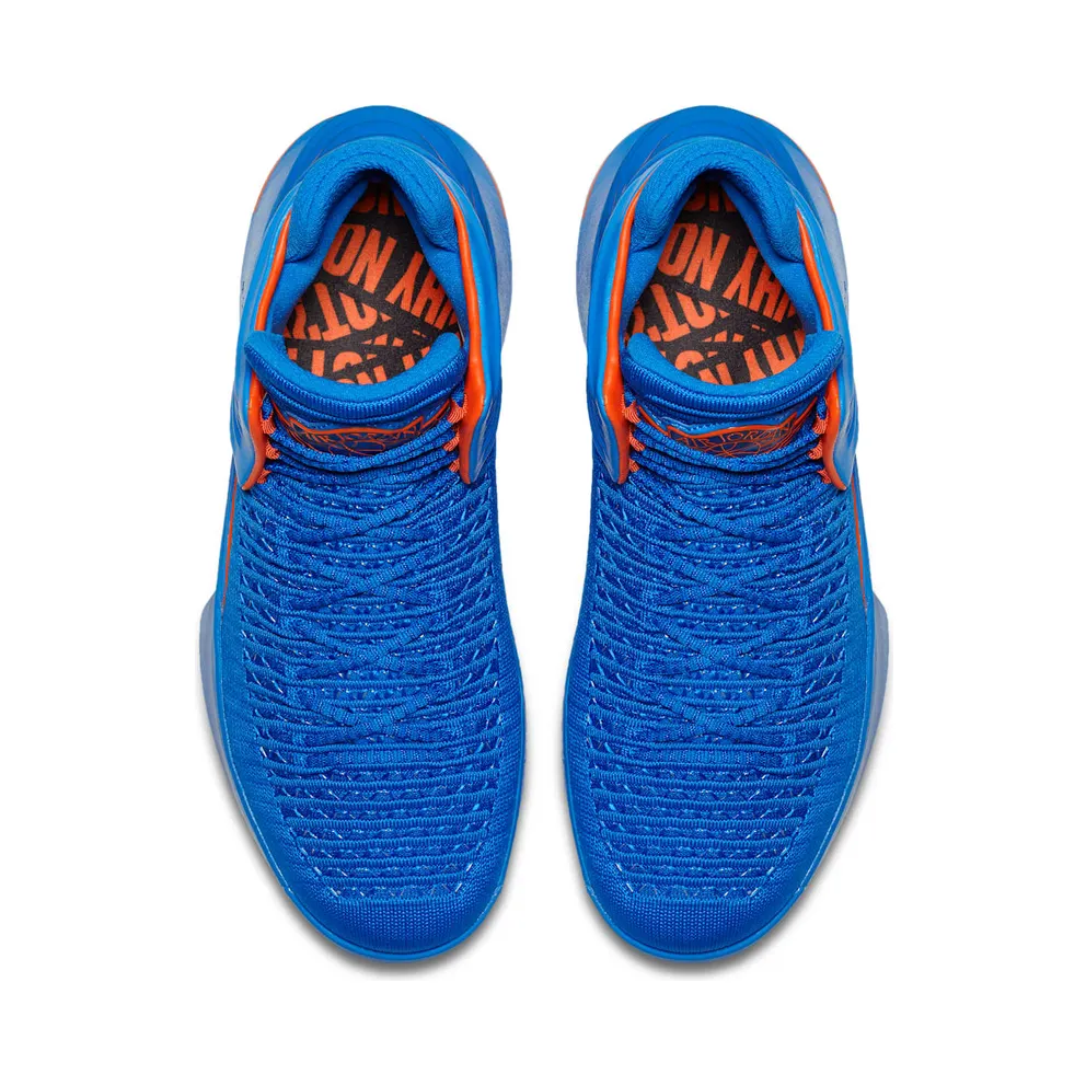 Jordan XXXII Russell Westbrook OKC Photo Blue/Team Orange-Metallic Silver (AA1253-400)
