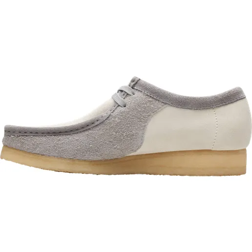 Clarks WALLABEE “GREY/OFF WHITE” (26176525)