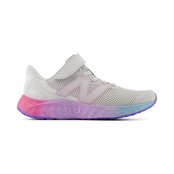 New Balance Fresh Foam Arishi v4 Bungee Lace Grey Matter Mid Century Pink Lilac Glo (PAARIGR4)