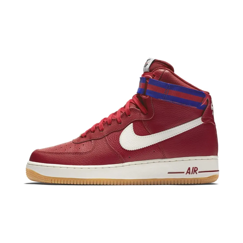 Nike Air Force 1 High ’07 Gym Red Deep Royal Blue Gum (315121-605)