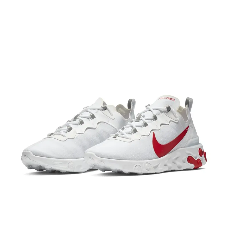 Nike  React Element 55 White Red White/University Red (BQ6167-102)