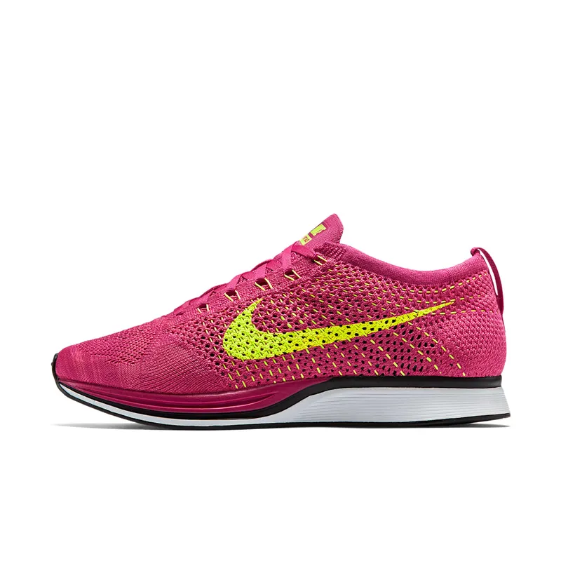 Nike Flyknit Racer Fireberry Volt (526628-607)