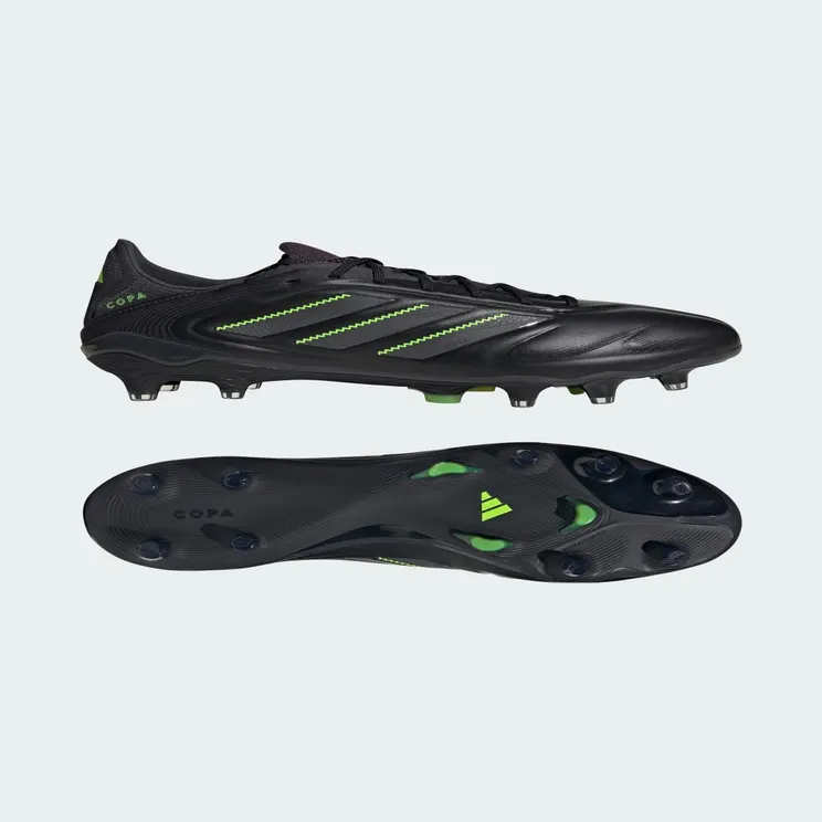 adidas Copa Pure 3 Elite Firm Ground Boots “Core Black / Dgh Solid Grey / Lucid Lemon” (JH8729)