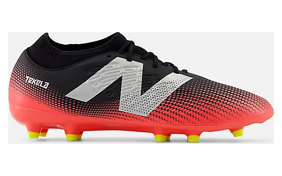 New Balance Tekela Magique V4+ FG Black Energy Red Metallic Silver (ST3FR45)