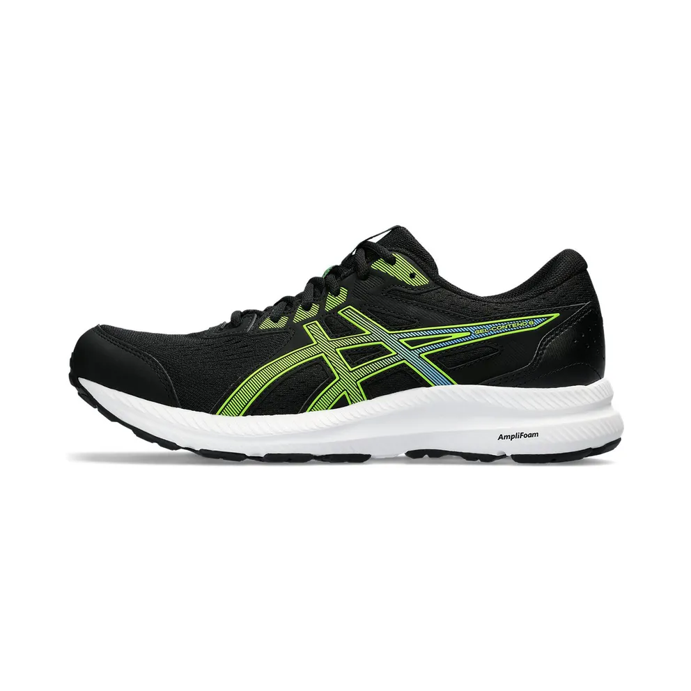 ASICS Gel-Contend 8 Black Electric Lime (1011B492-012)