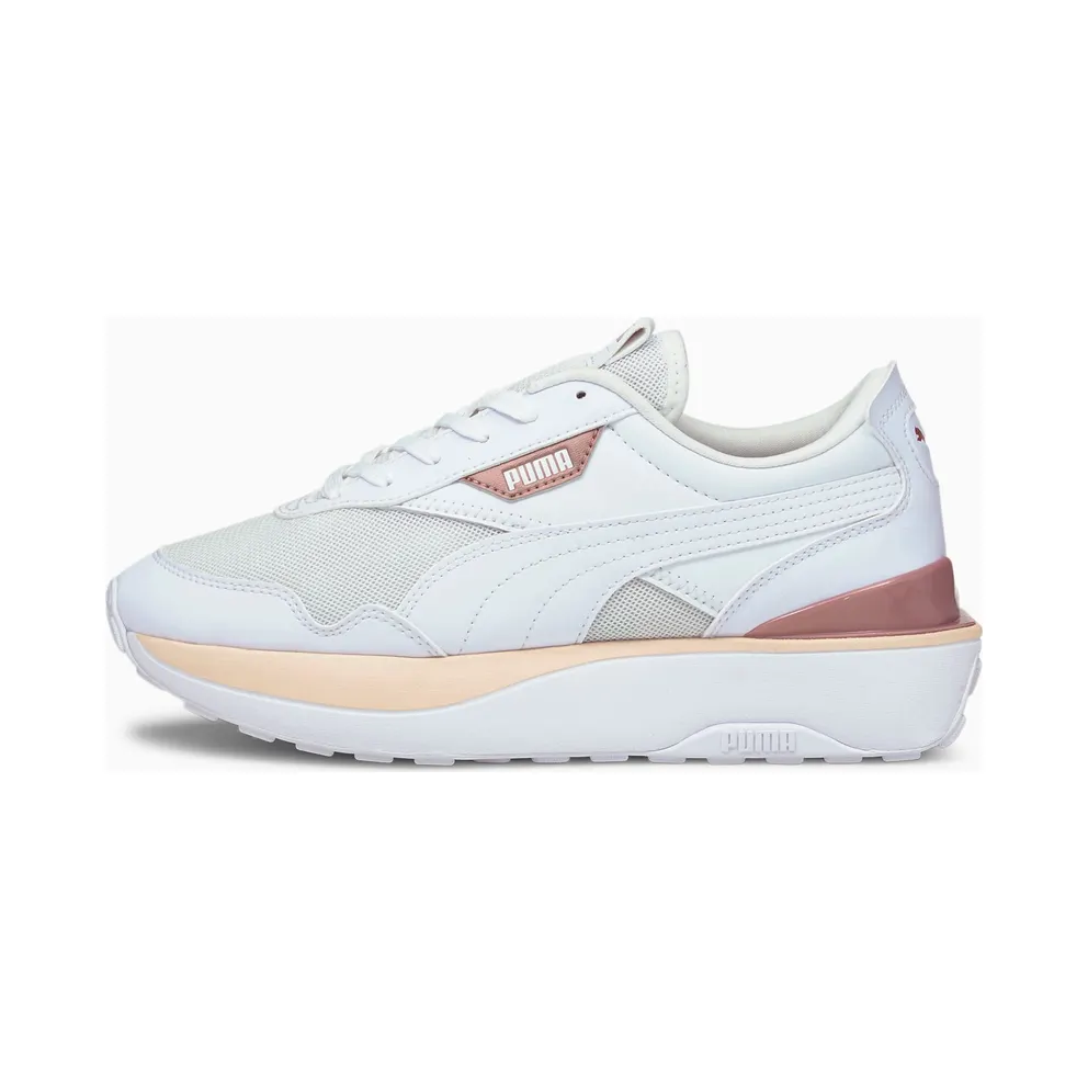 Puma Cruise Rider White/Pink (374865-01)