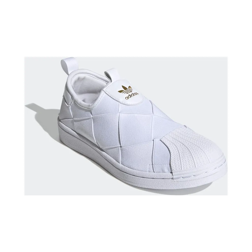adidas Superstar Slip-on Cloud White / Cloud White / Gold Metallic (FV3186)