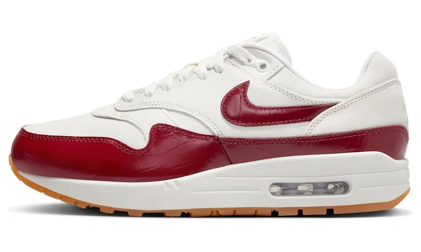 Nike Air Max 1 LX Sail/Sail/Gum Light Brown/Team Red (FJ3169-100)