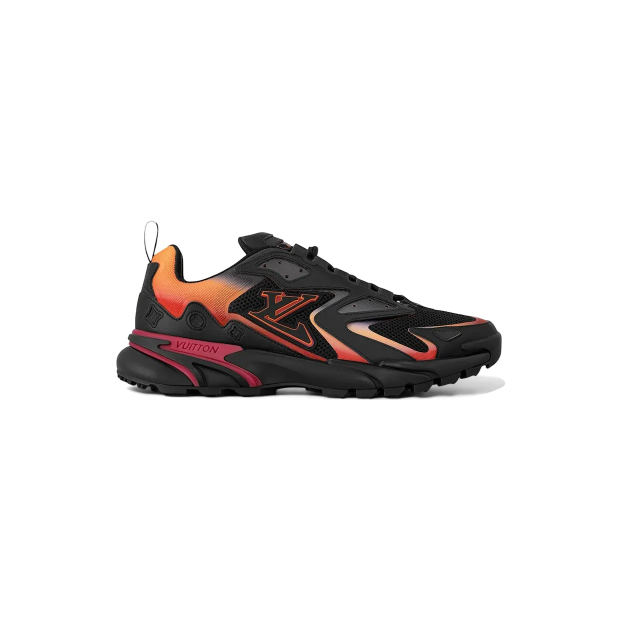 Louis Vuitton LV Runner Tatic Black Orange Red (1ABFQO)
