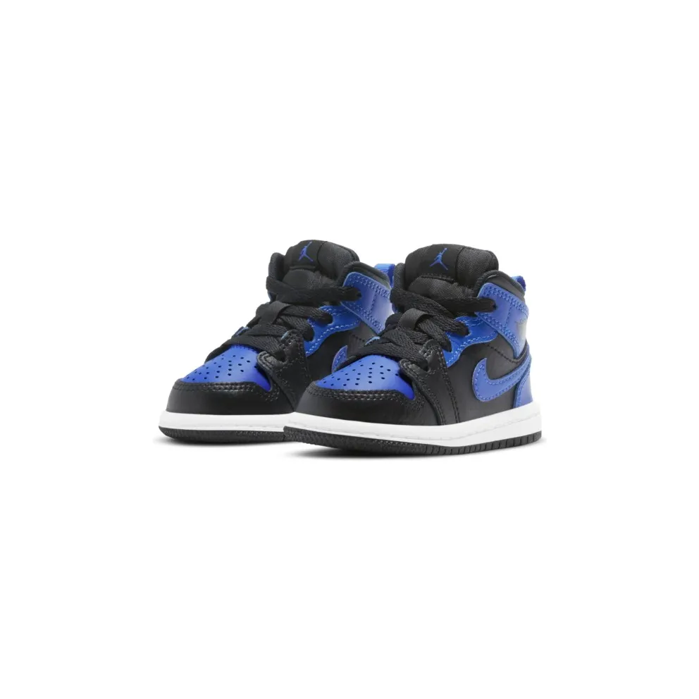 Jordan 1 Mid Hyper Royal (TD) Black/Hyper Royal/White (640735-077)