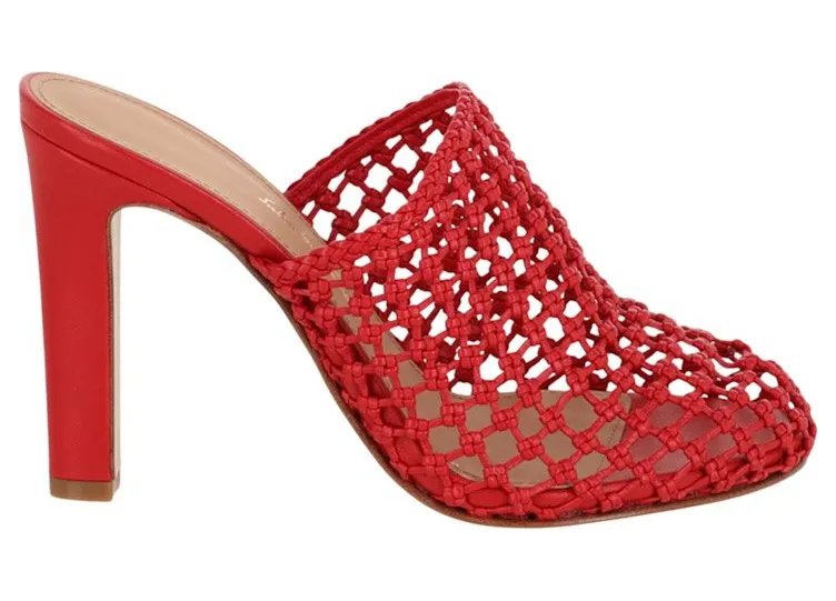 Ferragamo Ellas X5 Caged Mules Red (01D439-752572-1C)
