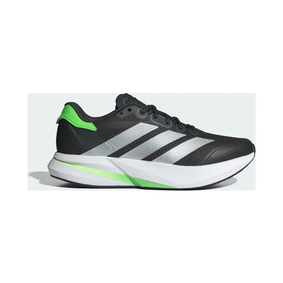 Adidas Duramo Speed 2 Laufschuhe Carbon / Matte Silver / Lime Burst (JP9224)