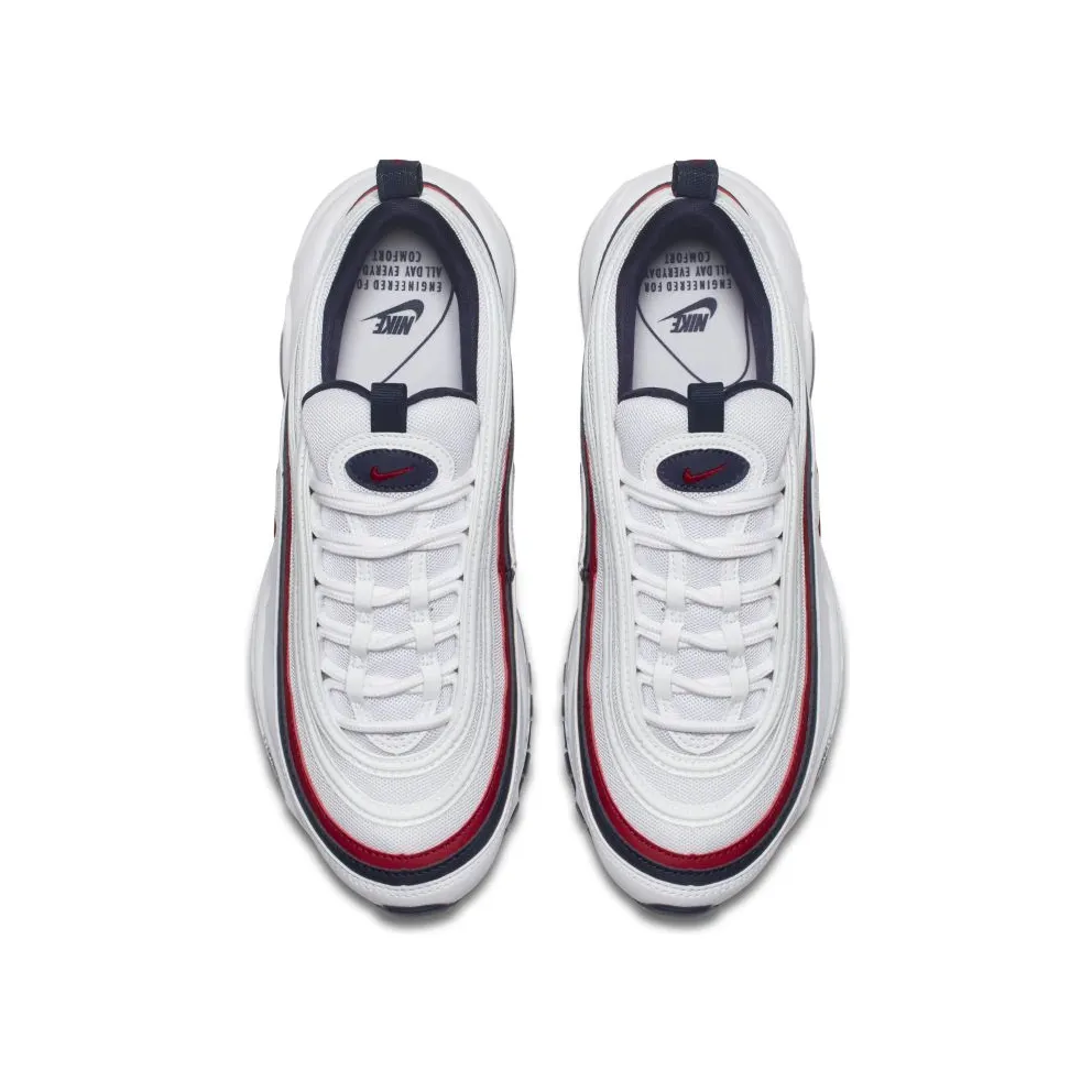 Nike Air Max 97 Red Crush (W) White/Red Crush-Blackened Blue (921733-102)