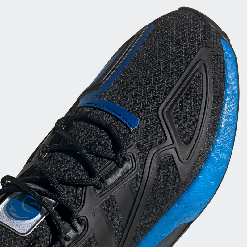 Adidas ZX 2K Boost Core Black / Core Black / Glow Blue (FX7029)