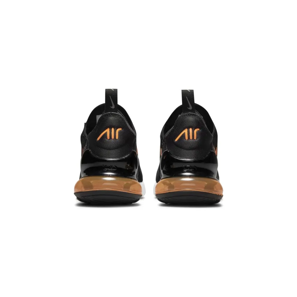 Nike Air Max 270 Black Total Orange (GS) (DM3208-001)