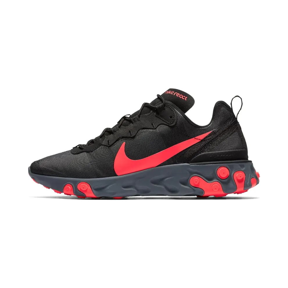 Nike React Element 55 Black Solar Red (BQ6166-002)