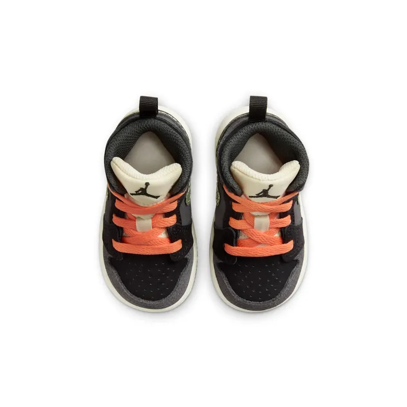 Jordan 1 Mid SE Craft Anthracite Black Bright Mandarin Sky J Light Olive (FD9093-003)