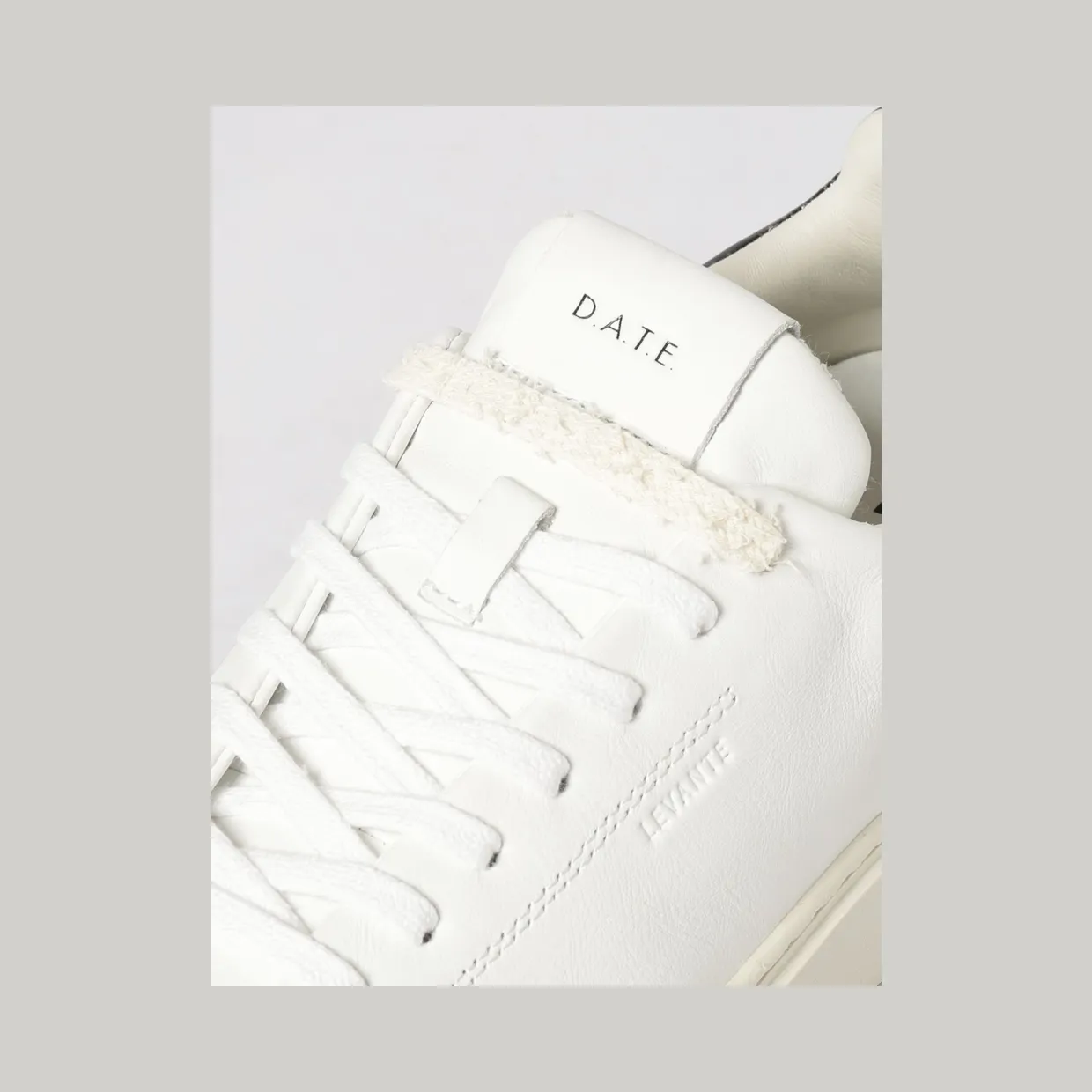 D.A.T.E D. A.T. E. Leather Levante Sneakers White (M441LVCAWB) (3)