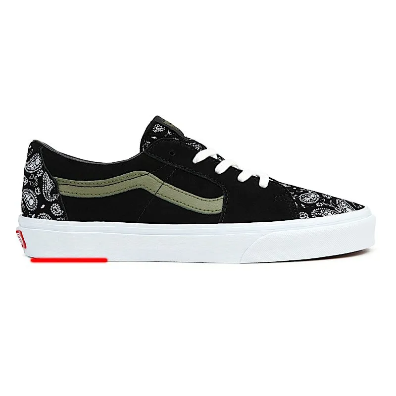 Vans Sk8-Low Paisley Suede Black Green (VN0A5KXDBLK)