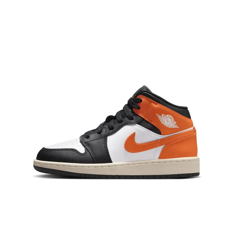 Air Jordan 1 Mid GS “Starfish Black Toe” (DQ8423-801)