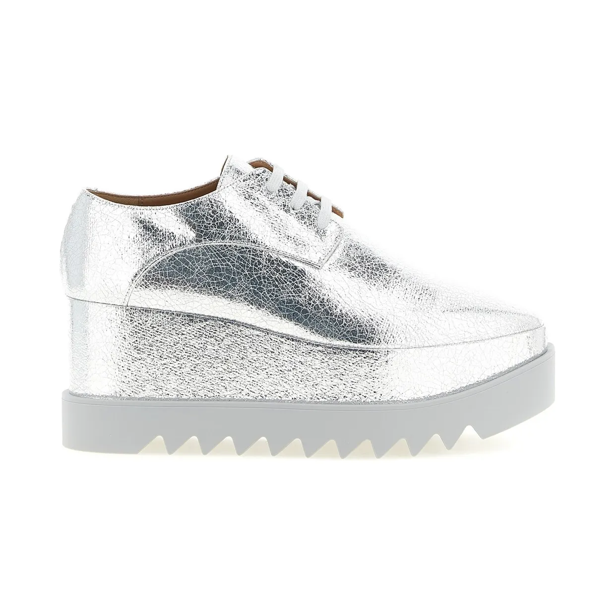Stella McCartney Elyse Wedges “Silver” (810479E003118000)
