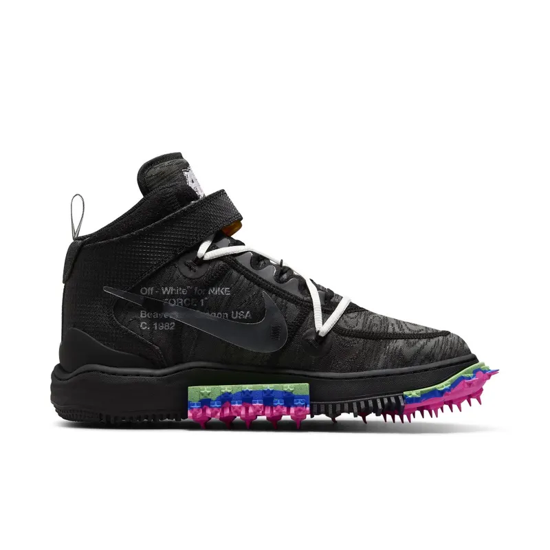 Nike Air Force 1 x Off-White Mid Black (DO6290-001)