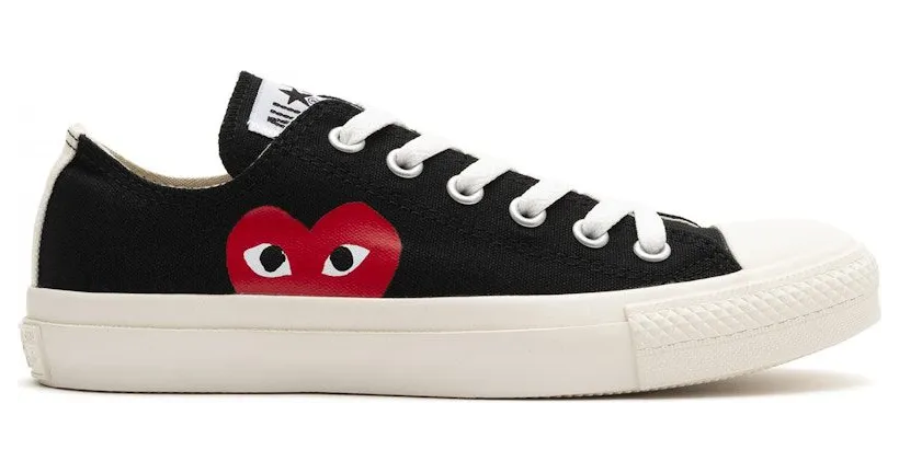 Converse Chuck Taylor All Star Ox Comme des Garcons PLAY Black (AZ-K114-001-BLACK)