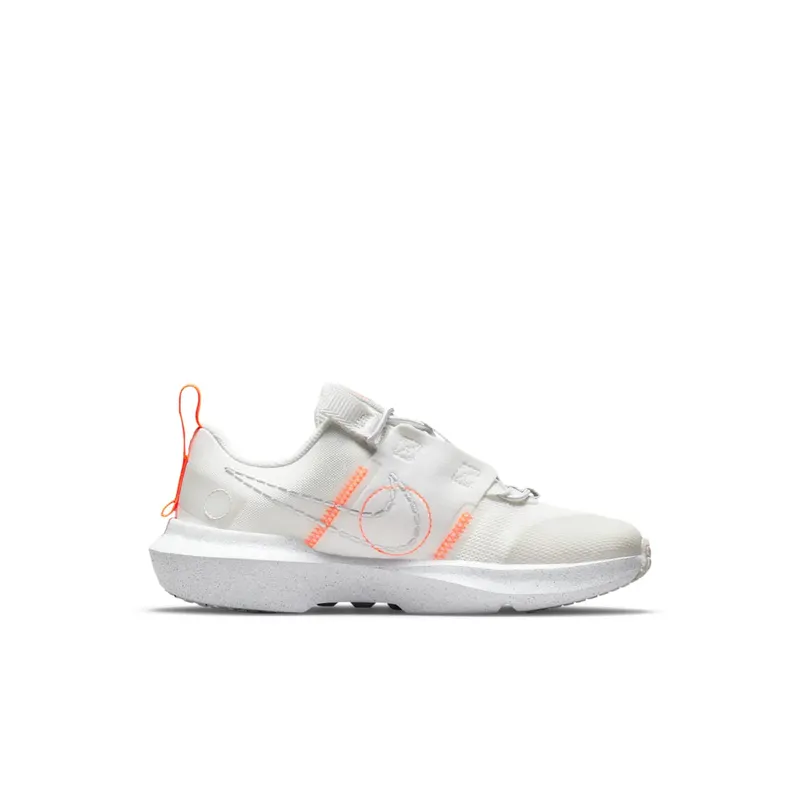 Nike Crater Impact Younger Kids’ White 50% Sustainable Materials (DB3552-100)