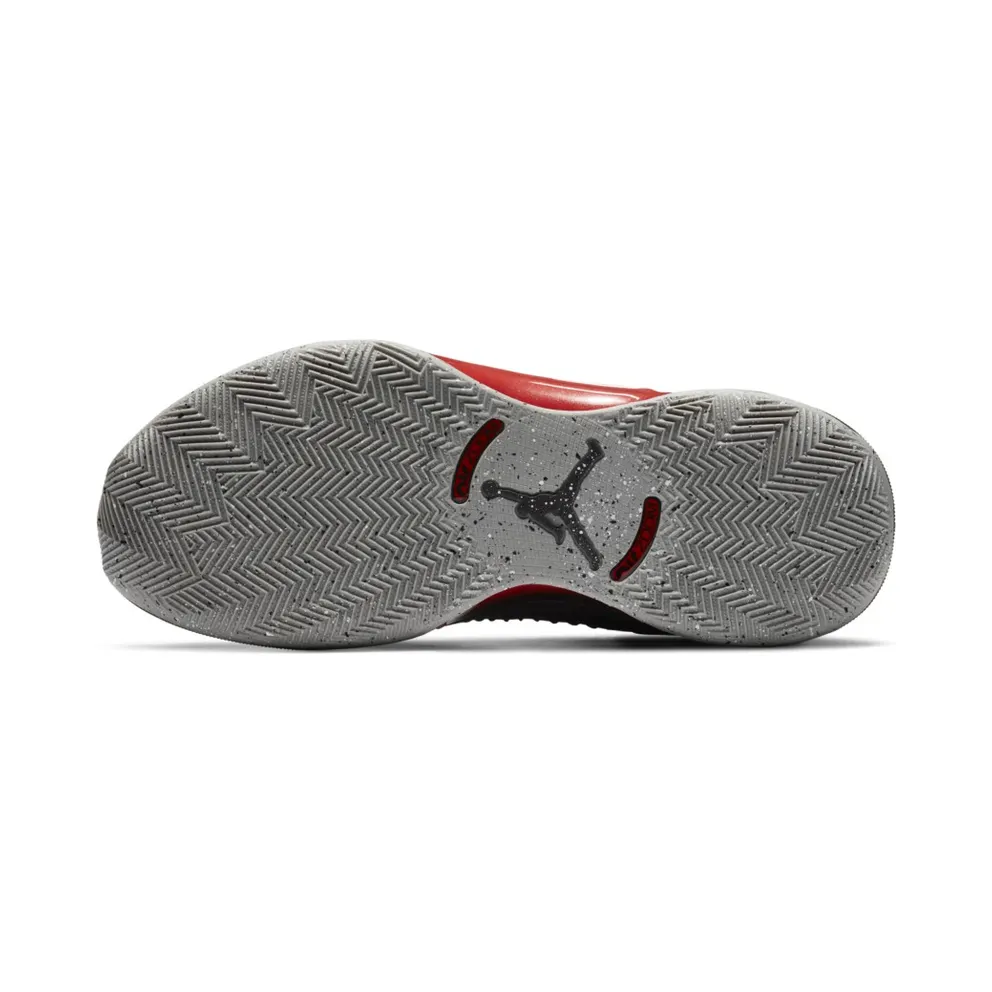 Jordan XXXV Warrior Black/University Red-Cement Grey (DA2625-600)